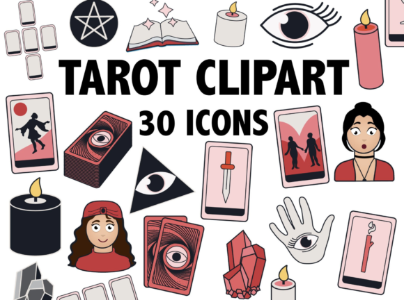 Download Tarot, Occult, Wicca and Psychic Icons - Tarot Collection