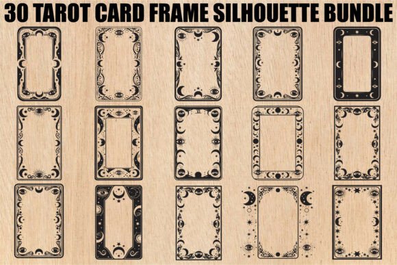 Download Tarot Card Frame SVG Bundle - Card Collection