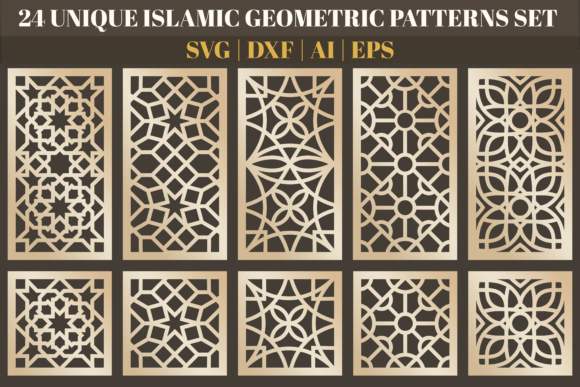 Download Unique Geometric Islamic Pattern Designs - Pattern design Collection